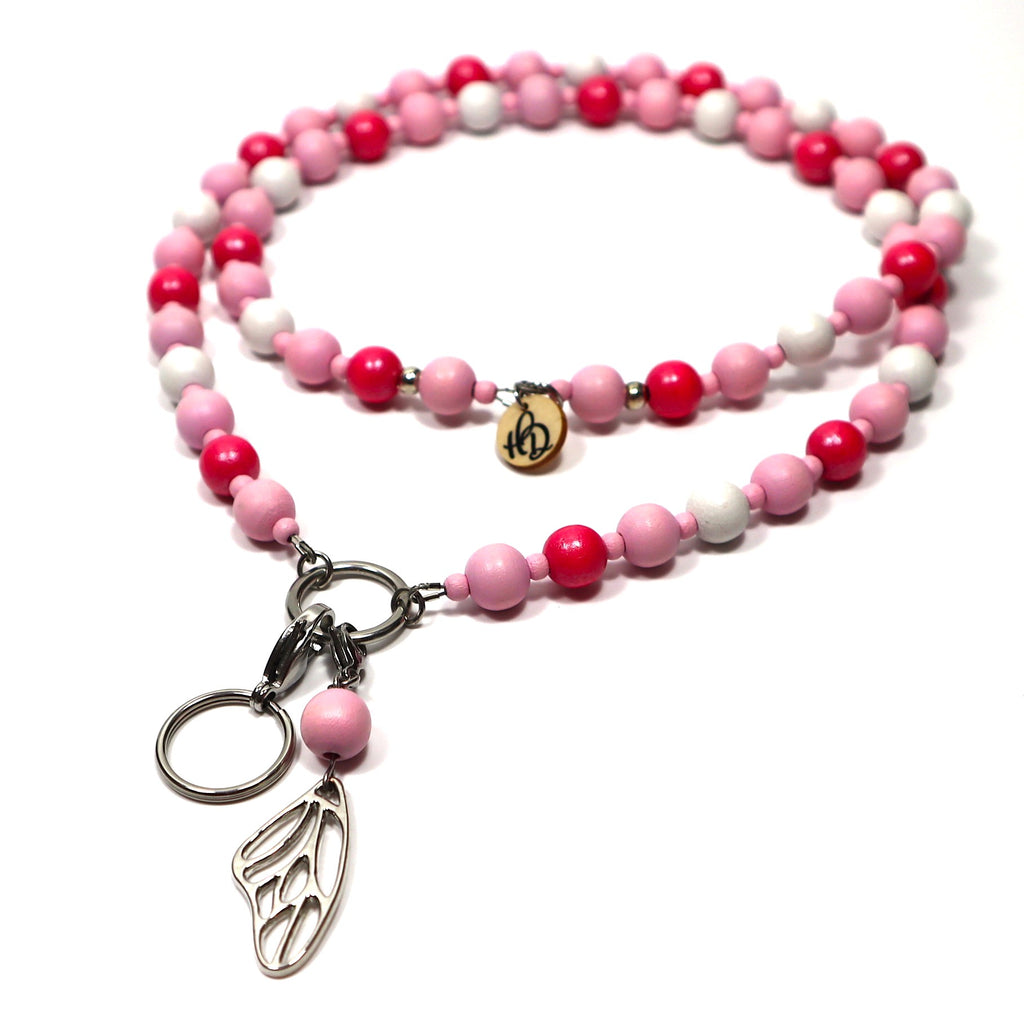 Karkki-avainnauha puuhelmistä – suomalaista käsityötä