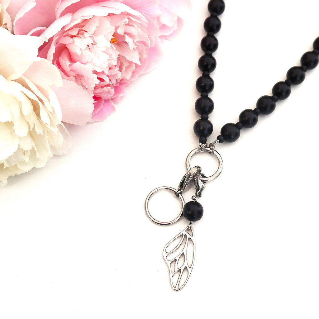 Kotimainen Lakritsi-avainnauha avaimille ja henkilökortille