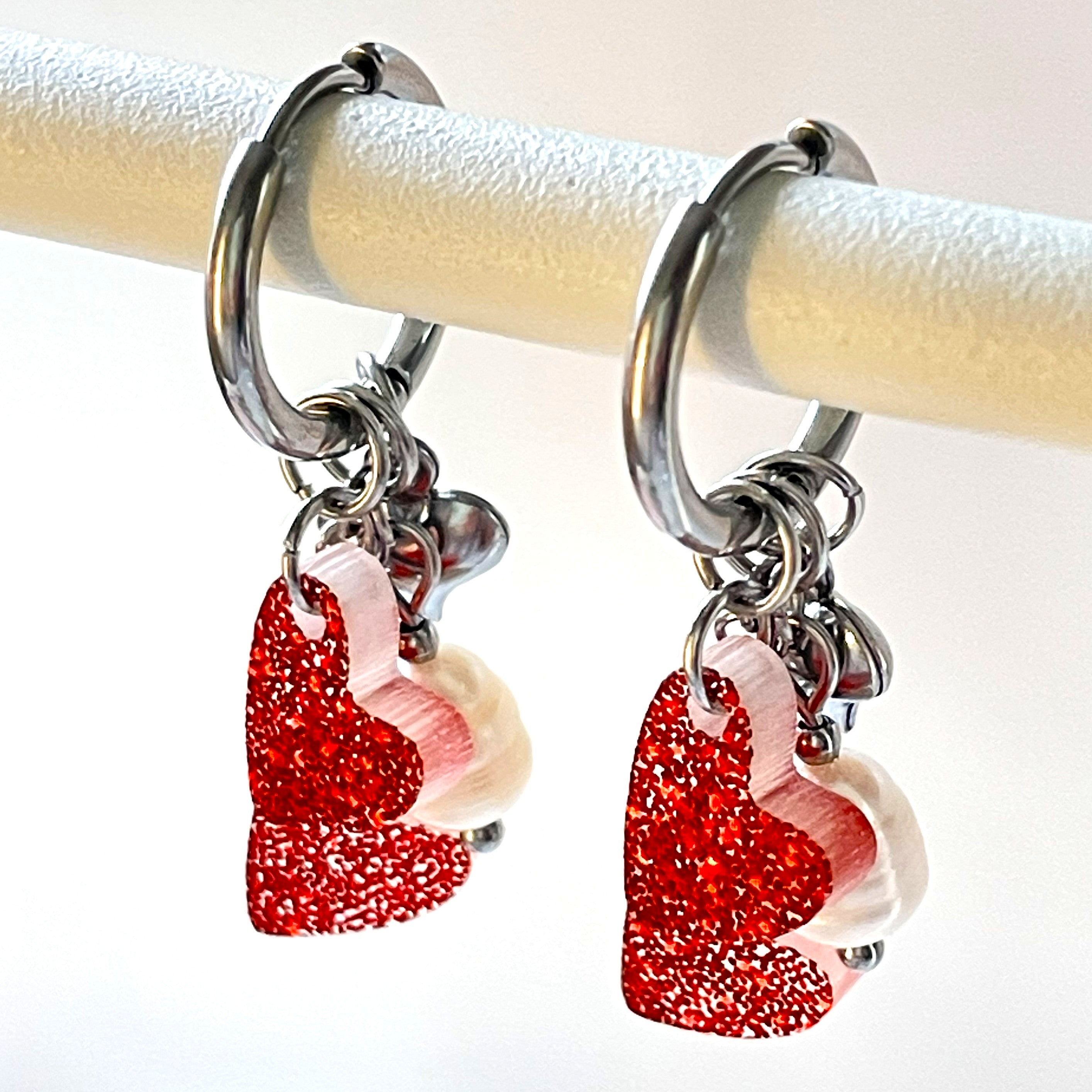 Suomalaiset Edla-rengaskorvakorut kirurginterästä