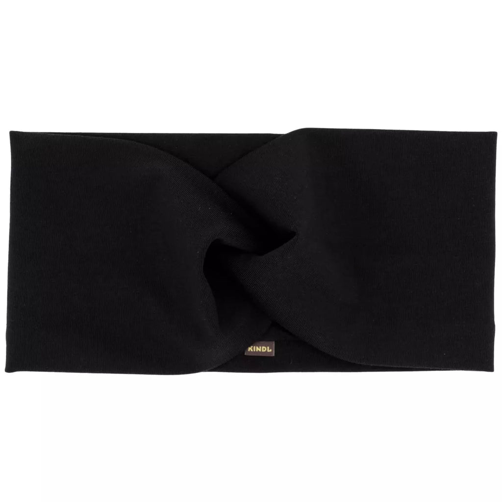 Musta solmupanta luomupuuvillaa – ekologinen trikoopanta